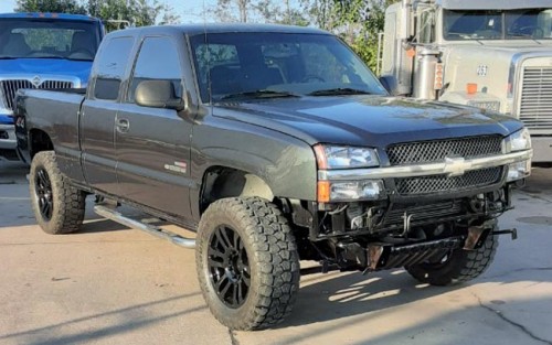 Chevy Silverado LT '03 Lifted 4x4 Diesel Under $8K in Houston, TX ...